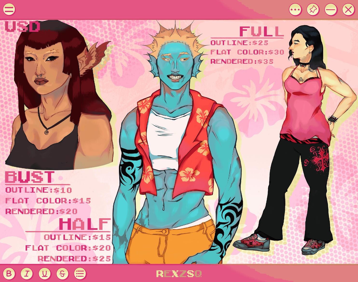 (Due to being compressed the images are not showcased in the best quality)